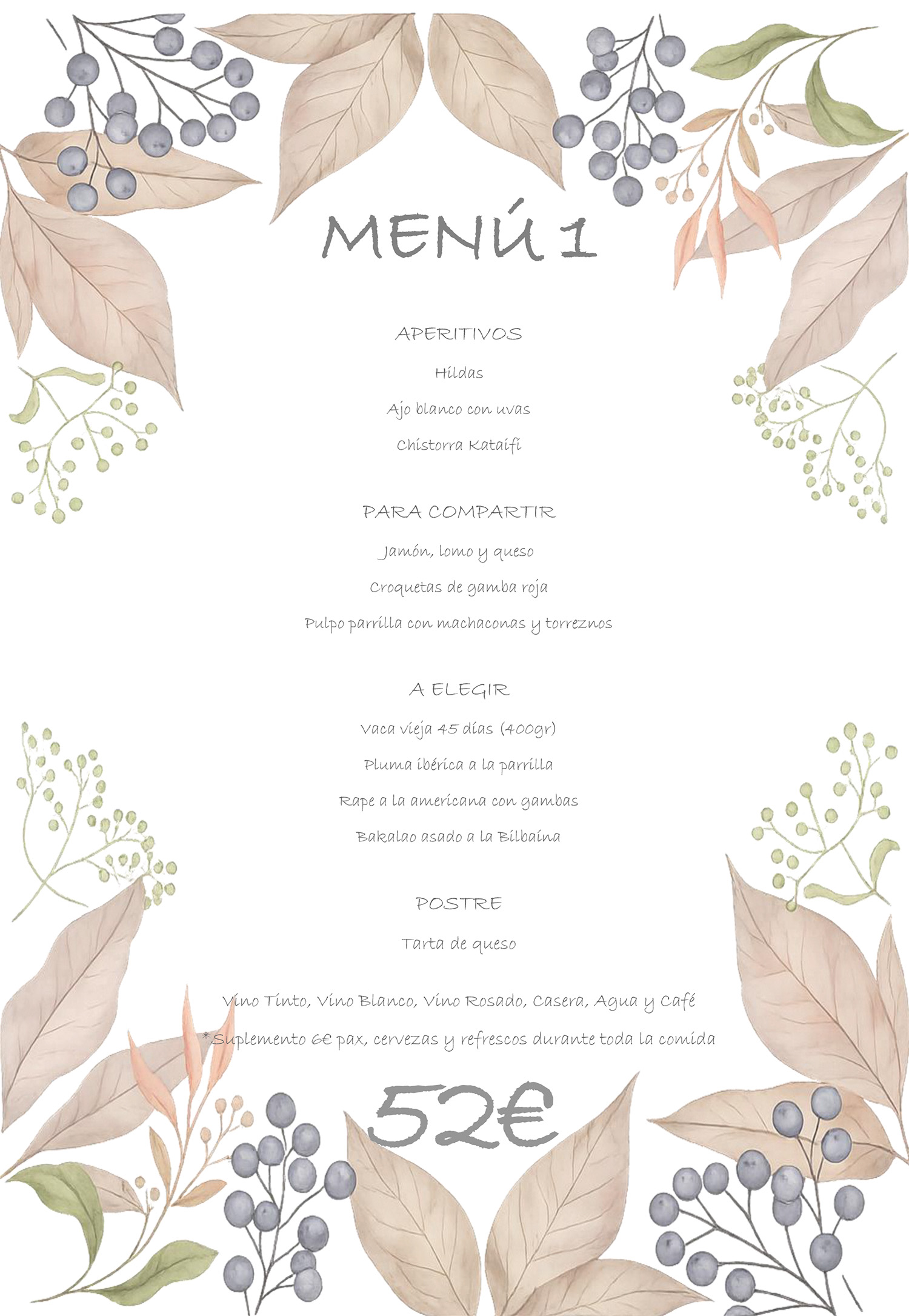 MENÚ 1