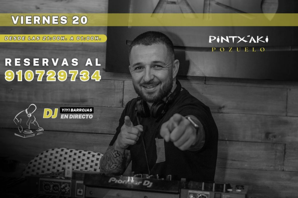 Cena con dj Madrid